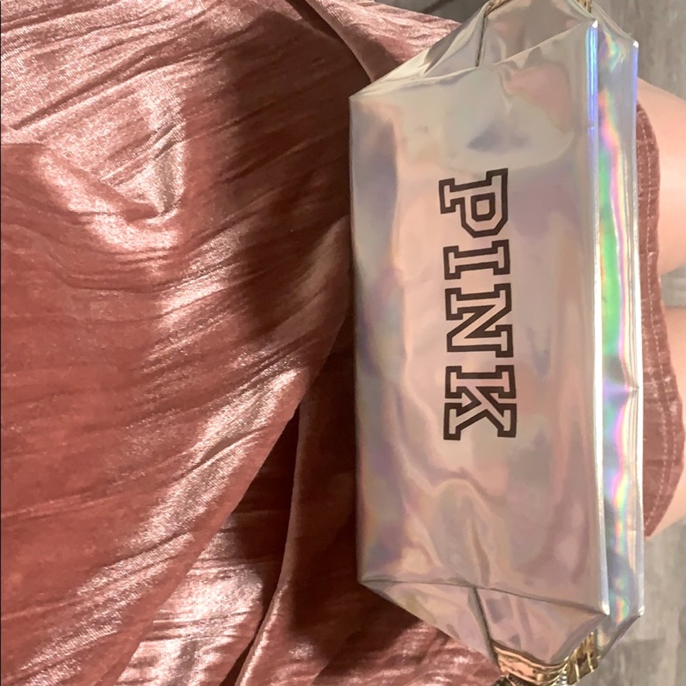 Cosmetic bag designer Pink hologram